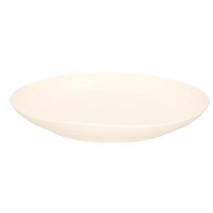 PlasticForte Rond bord/camping bord - D25 cm - Ivoor wit - kunststof - onbreekbaar -