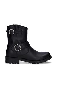 Nae Damen vegan Stiefelette Biker Odet Schwarz