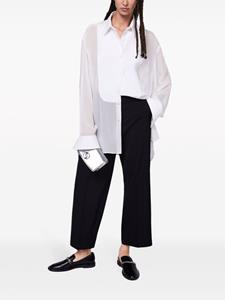 Stella McCartney Broek met wijde pijpen - Zwart