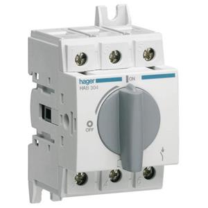 Hager HAB304 HAB304 Lasttrennschalter 3polig 40A 415V