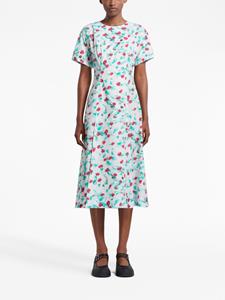 Marni Jurk met print - Wit