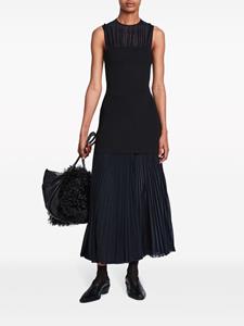 Proenza Schouler Niki semi-doorzichtige jurk - Blauw
