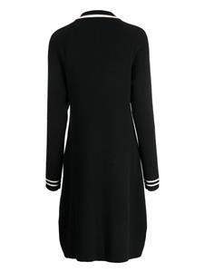 Tout a coup Polojurk met gestreepte afwerking - Zwart