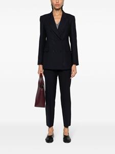 P.A.R.O.S.H. pressed-crease cropped trousers - Blauw