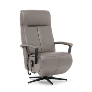 Prominent Sta-op Stoel J-106 Grijs Leer