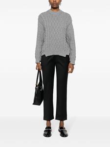Ermanno Scervino straight-leg cropped trousers - Zwart