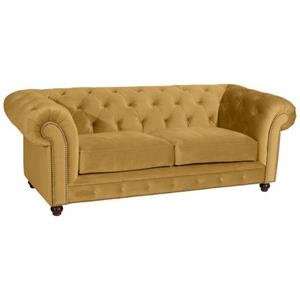 Max Winzer Chesterfield-Sofa "Old England", im Retrolook, Breite 218 cm