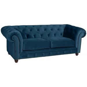 Max Winzer Chesterfield-Sofa "Old England", im Retrolook, Breite 218 cm