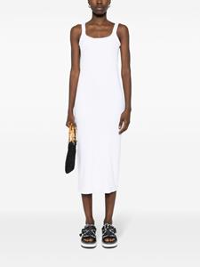 Chloé ruffled stretch-cotton dress - Wit