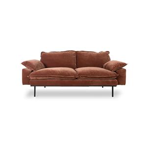 Retrosofa 2-zits royal velvet magnolia