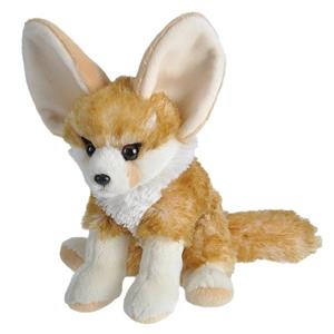 Wild Republic Pluche woestijn vos Fennec knuffel 20 cm -