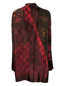 Masnada Geruit vest - Rood