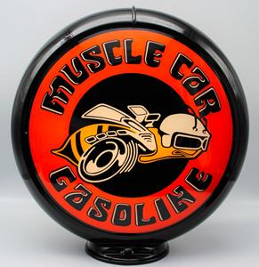 Fiftiesstore Muscle Car Bee Benzinepomp Bol - Glazen Lenzen