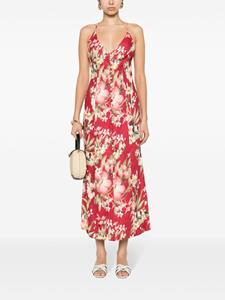 ZIMMERMANN Lexi floral-print slip dress - Rood