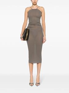 Rick Owens Skorpio fine-ribbed tank dress - Grijs