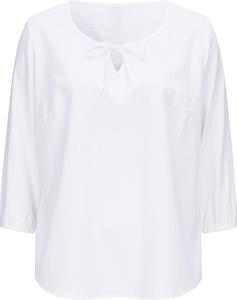 Dames Crêpeblouse wit Größe