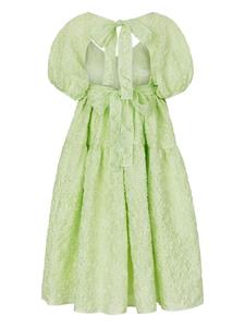 Cecilie Bahnsen Ammi textured-finish dress - Groen