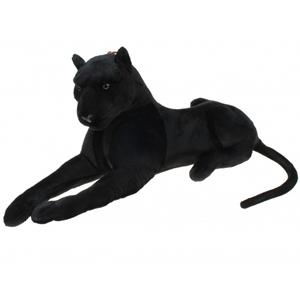 Pluche panter knuffel liggend 70 cm -