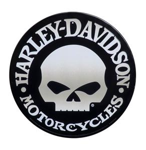 Fiftiesstore Harley-Davidson Skull Logo Metalen Bord