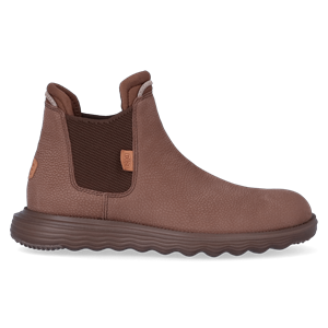 HEYDUDE Chelsea boots Heren Branson Craft Leather Bruin Leer