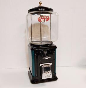 Fiftiesstore Victor 'Topper' Snoep en Kauwgomballen Automaat - Origineel - $0,01