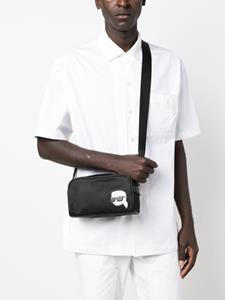 Karl Lagerfeld Ikonik cameratas met patroon - Zwart