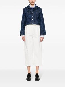 Thom Browne Broek met wijde pijpen - Wit