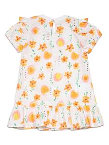 Marni Kids Katoenen jurk - Wit