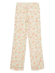 Nº21 Broek met wijde pijpen - Groen