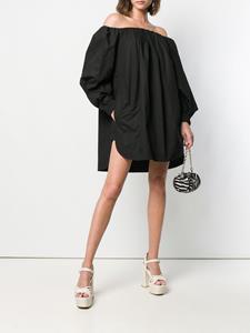 Philosophy Di Lorenzo Serafini Off-shoulder jurk - Zwart