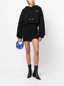 Off-White Jurk met capuchon - Zwart