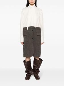 Uma Wang Jurk met lange mouwen - Wit