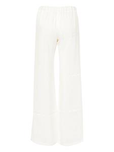 Zeus+Dione Alcestes broek met wijde pijpen - Beige