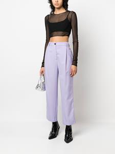 Karl Lagerfeld High waist broek - Paars