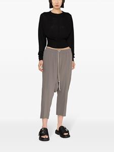Rick Owens Broek met verlaagd kruis - Grijs