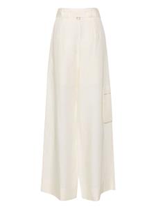 TWINSET Broek met wijde pijpen - Beige