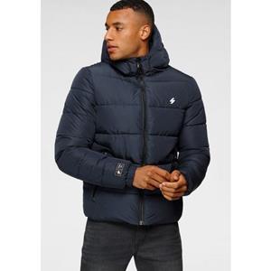 Superdry Steppjacke "HOODED SPORTS PUFFR JACKET", mit Kapuze