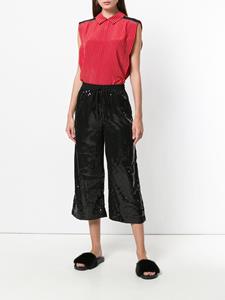 P.A.R.O.S.H. cropped drawstring trousers - Zwart