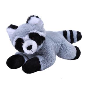 Wild Republic Pluche knuffel dieren Eco-kins wasbeer van 24 cm -