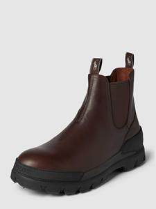 Polo Ralph Lauren Chelsea boots van leer met logodetail, model 'OSLO'