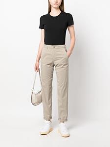Emporio Armani Broek met logoprint - Beige
