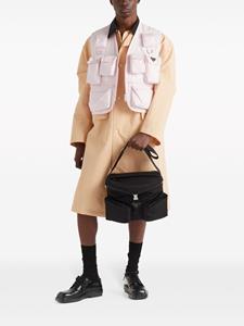 Prada Reistas met logo - Zwart