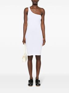 ISABEL MARANT Tamaki one-shoulder ribbed dress - Wit