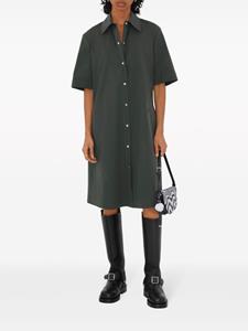 Burberry Jurk met puntkraag - Groen