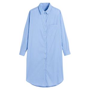 LA REDOUTE COLLECTIONS Gestreepte hemdjurk, lange mouwen