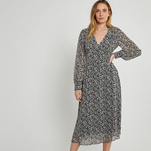 LA REDOUTE COLLECTIONS Wijd uitlopende lange jurk, bloemenprint