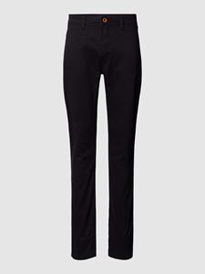 Blend Slim fit broek met knoopsluiting