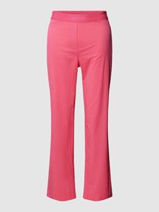 Marc Cain Stoffen broek met elastische band met logo