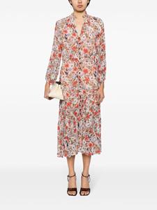 Veronica Beard Zovich floral-print dress - Roze