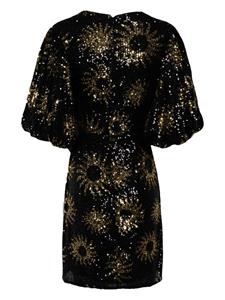 FARM Rio Sunny Mood sequin-embellished dress - Zwart